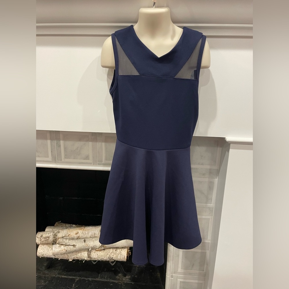 Sally Miller Couture size 7/8 girls dress in Navy